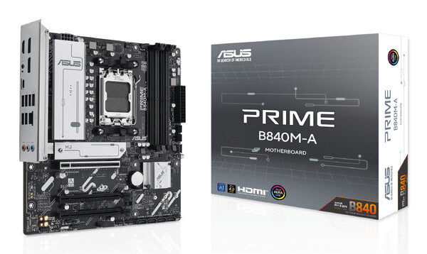 MB ASUS B840 AMD S-AM5 9A GEN /4X DDR5 7600 /HDMI /2X DP /2X USB 3.2 /MICRO ATX /GAMA MEDIA MB ASUS B840 AMD S-AM5 9A GEN /4X DDR5 7600 /HDMI /2X DP /2X USB 3.2 /MICRO ATX /GAMA MEDIA